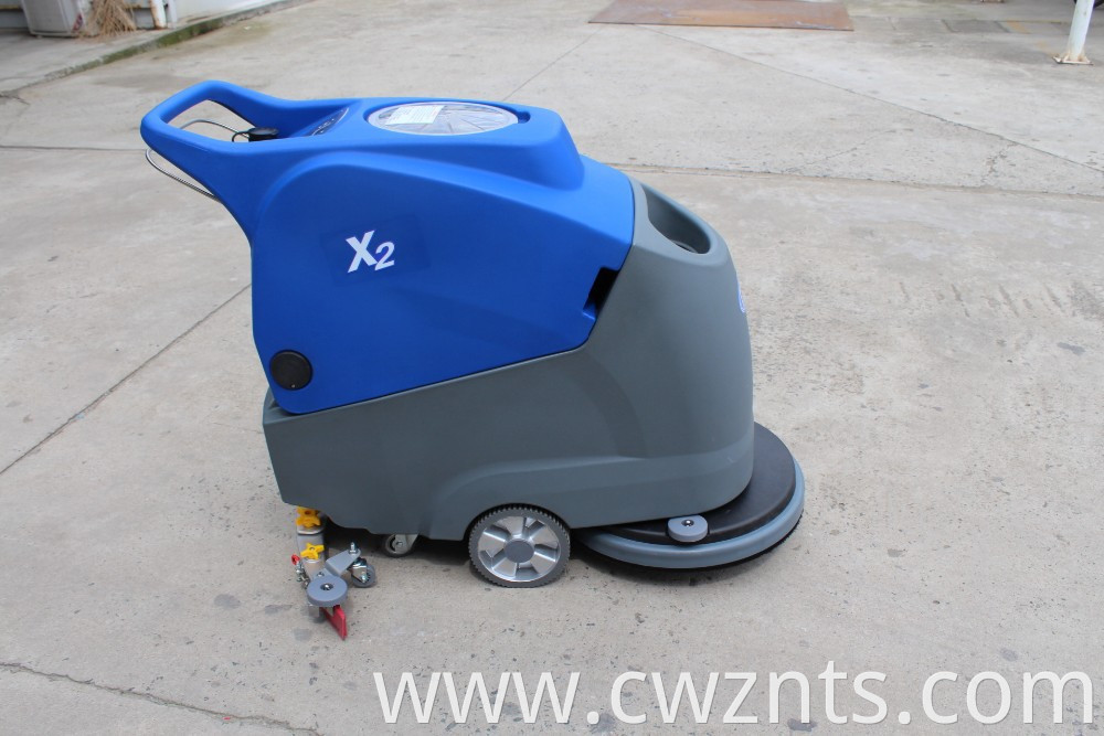 Commercial robot industrial electric floor scrubber